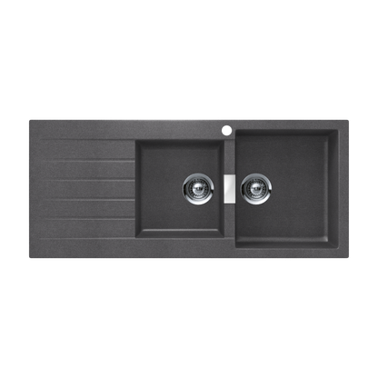 Abey SCHOCK Signus Topmount 1 & 3/4 Right Hand Bowl Sink 1TH
