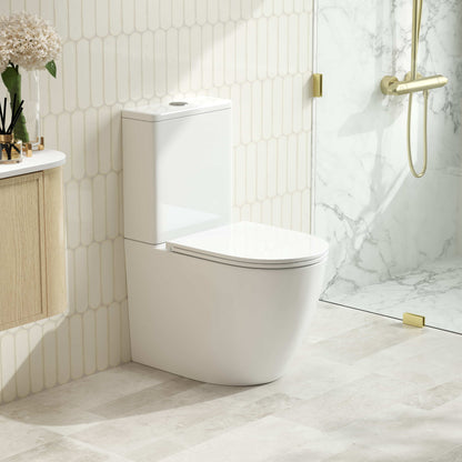 DIANA Tornado Rimless Back To Wall Toilet Suite