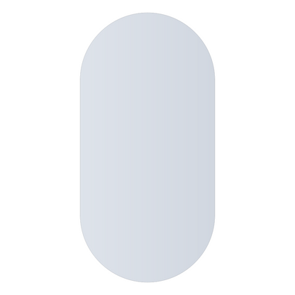 Thermogroup Ablaze Pill Shape Polished Edge Mirror with Hangers