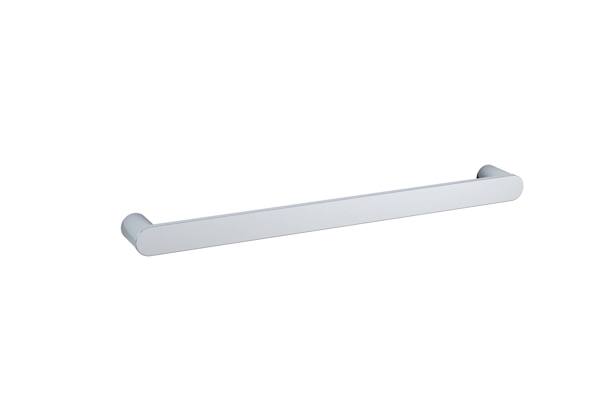 DSP6 Flat Pill Single Bar Polished Heated Towel Rail