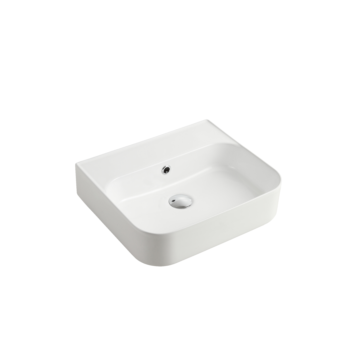 Oliveri Dublin Counter Top Basin With No Tap Hole White