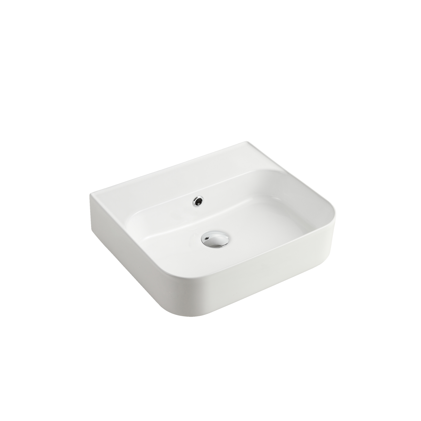 Oliveri Dublin Wall Hung Basin With No Tap Hole White