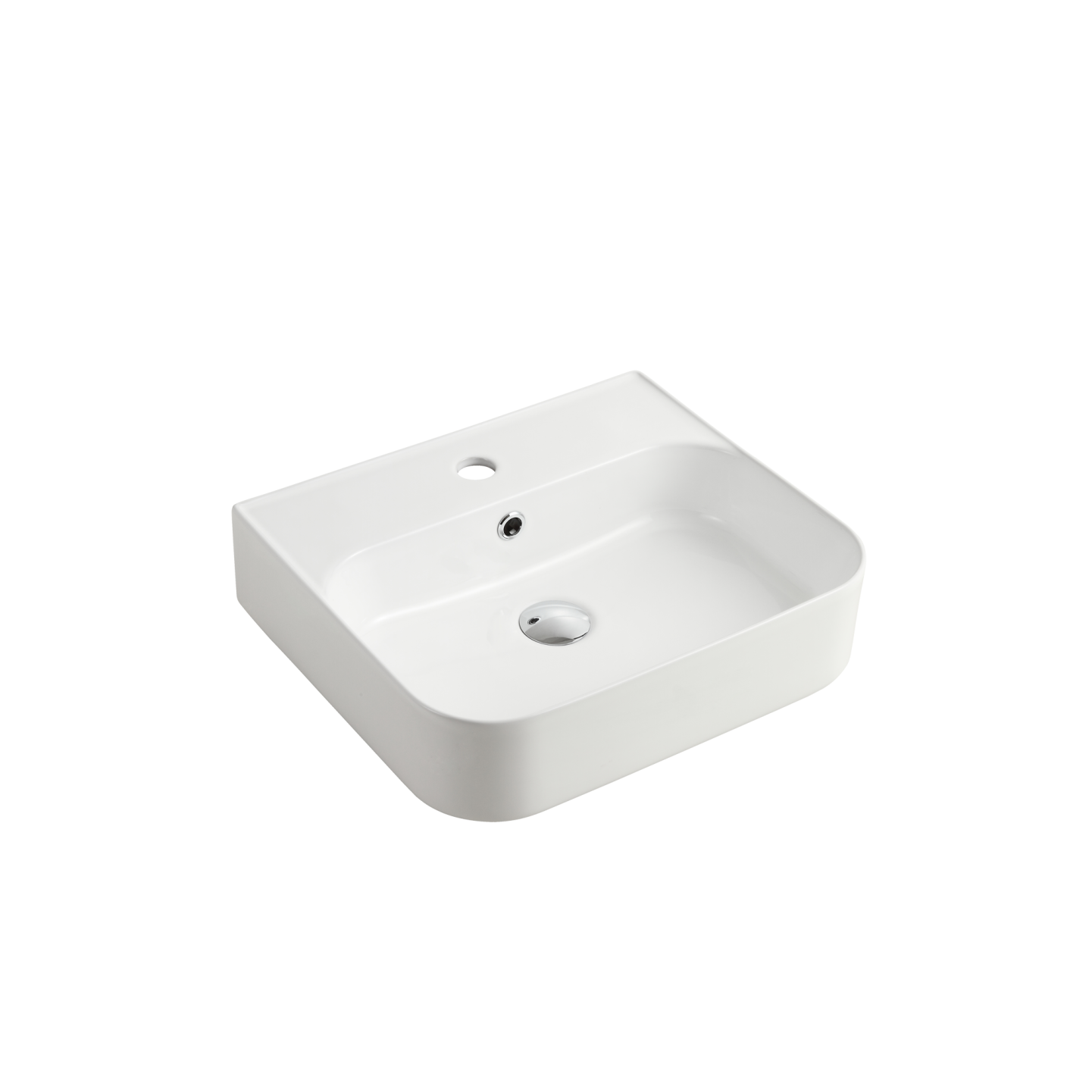 Oliveri Dublin Wall Hung Basin with 1 Taphole White
