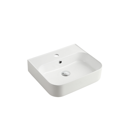 Oliveri Dublin Wall Hung Basin with 1 Taphole White