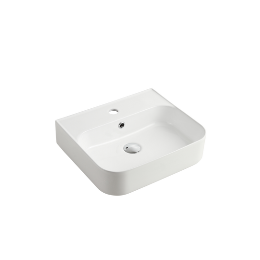Oliveri Dublin Wall Hung Basin with 1 Taphole White