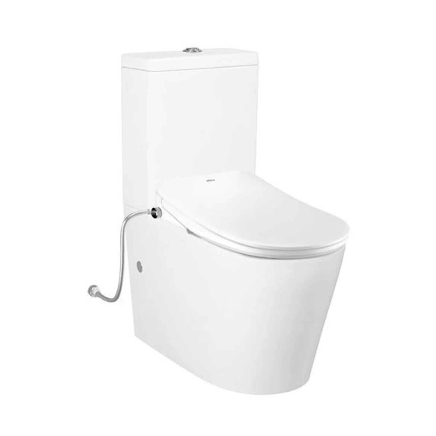INSPIRE ALZANO RIMLESS BACK-TO-WALL TOILET SUITE AND SPA SMART BIDET SEAT WITH REMOTE CONTROL D-SHAPE