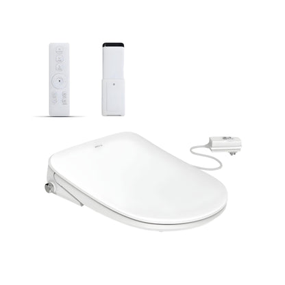 INSPIRE ALZANO RIMLESS WALL-FACED TOILET PAN AND SPA SMART BIDET SEAT WITH REMOTE CONTROL D-SHAPE