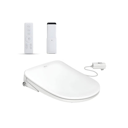 INSPIRE RADIANT RIMLESS BACK-TO-WALL TOILET SUITE AND SPA SMART BIDET SEAT WITH REMOTE CONTROL D-SHAPE