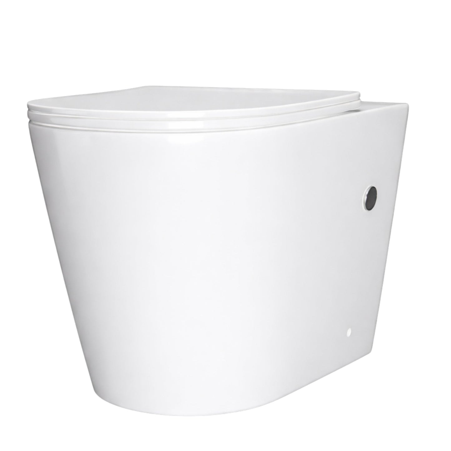 INSPIRE RADIANT RIMLESS BACK-TO-WALL TOILET SUITE AND SPA SMART BIDET SEAT WITH REMOTE CONTROL D-SHAPE