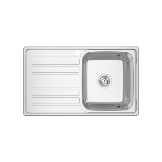 EC Single Right Hand Bowl & Drainer
