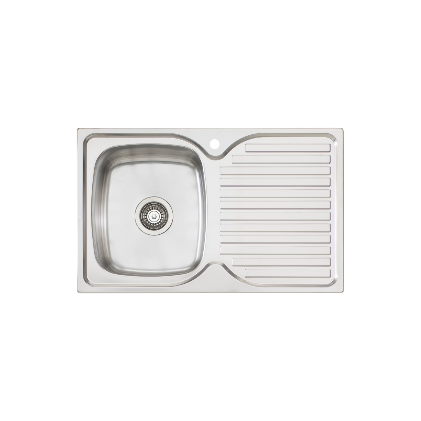Oliveri Endeavour Single Bowl Sink With Right Drainboard Stainless Steel