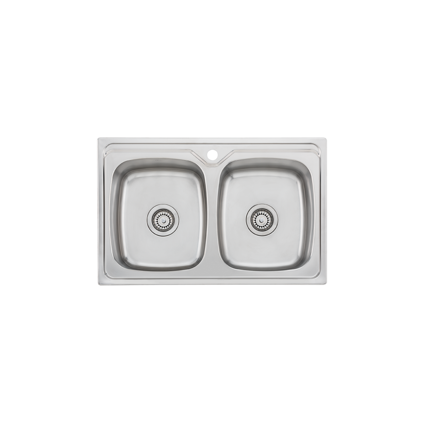 Oliveri Endeavour Double Bowl Universal Sink Stainless Steel