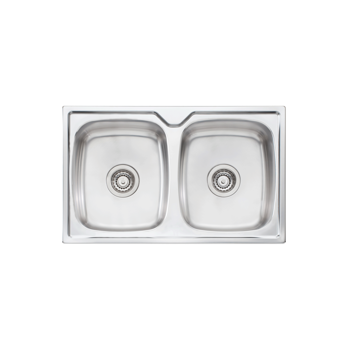 Oliveri Endeavour Double Bowl Topmount Sink Stainless Steel