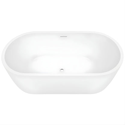 DECINA ELISI FREESTANDING BATH WITH INTEGRATED OVERFLOW  1700MM