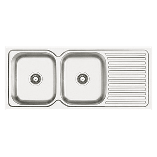 Entry Double Left Hand Bowl Kitchen Sink