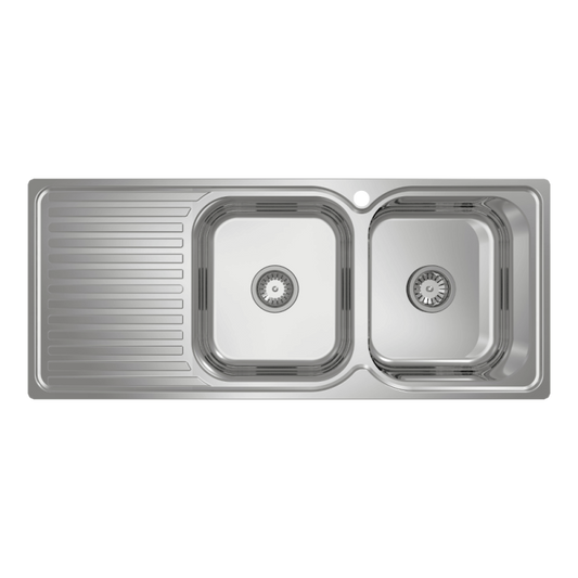 Entry Double Right Hand Bowl Sink
