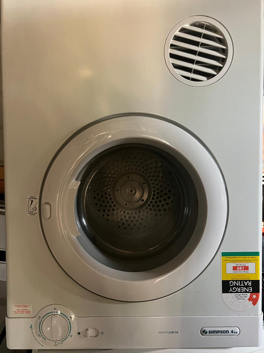 Simpson SDV401 4kg Vented Dryer