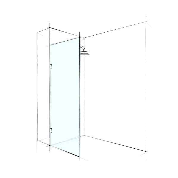 Verotti Home Frameless Fixed Panel - 848