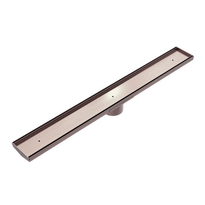 Nero 900mm Tile Insert Channel Floor Grate (50mm/89mm Outlet Options)