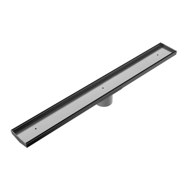 Nero 900mm Tile Insert Channel Floor Grate (50mm/89mm Outlet Options)