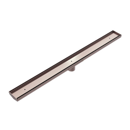 Nero 900mm Tile Insert Channel Floor Grate (50mm/89mm Outlet Options)