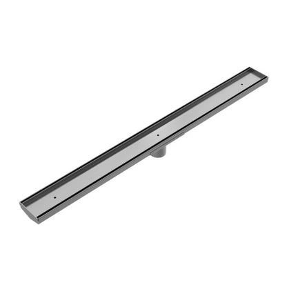 Nero 900mm Tile Insert Channel Floor Grate (50mm/89mm Outlet Options)
