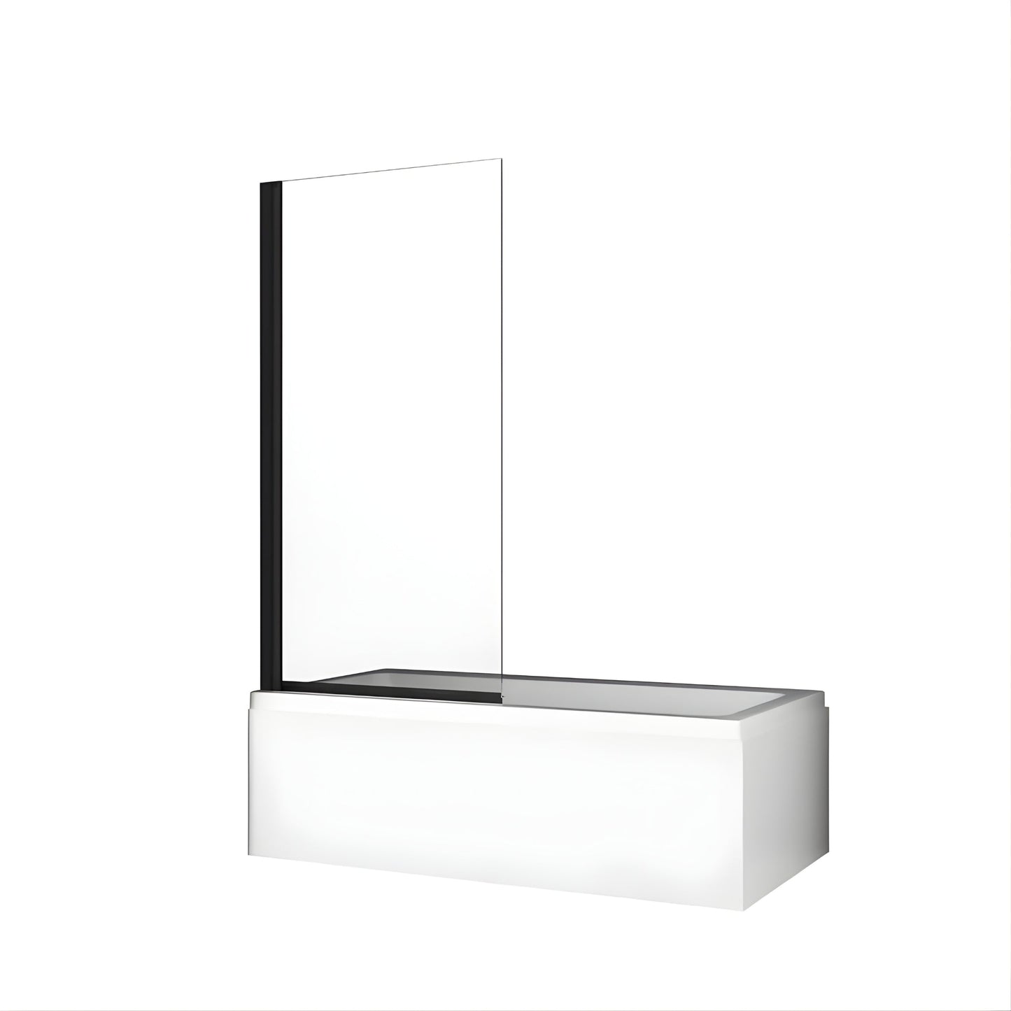 DECINA FITZROY FRAMELESS PIVOT PANEL BATH SHOWER SCREEN