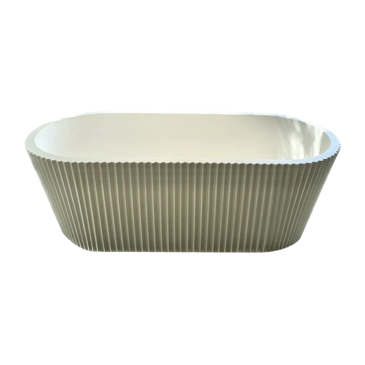 Florence 1680x740 Freestanding Bath Matte White