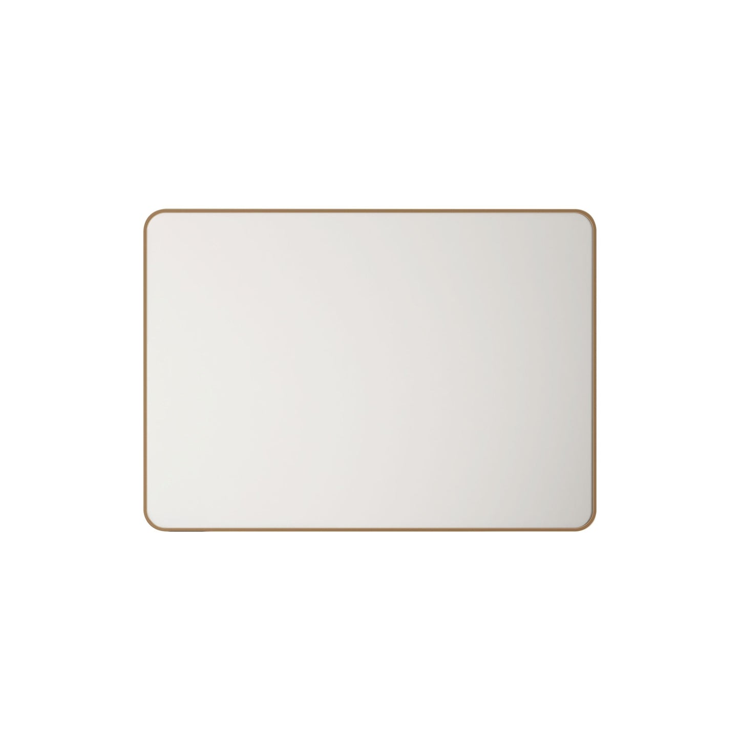 Aluminum Framed 900mm Rectangular Mirror - Brushed Gold
