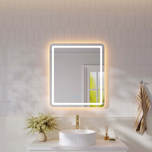 Freya 600×750mm LED Rectangular Mirror - 600×750mm
