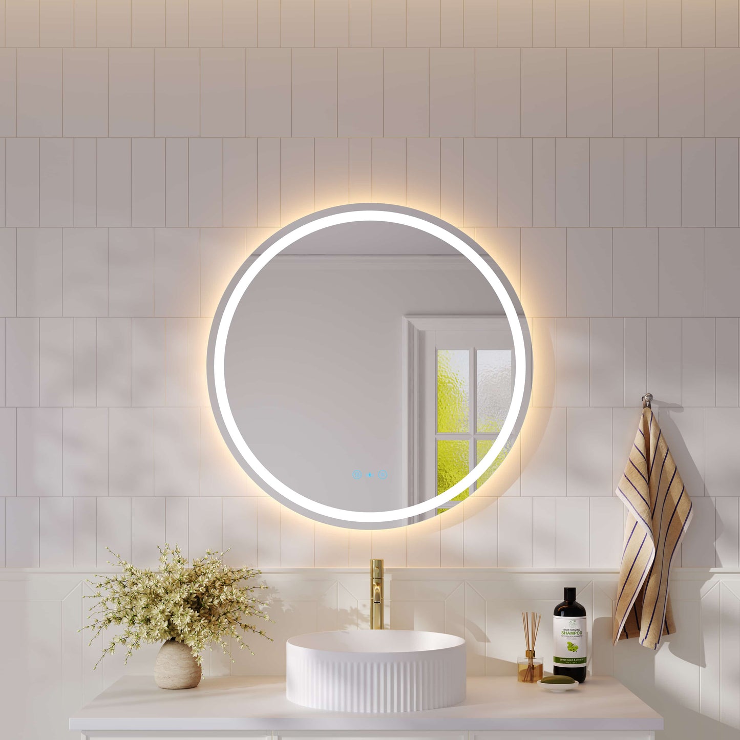 Freya 600/750/900mm LED Round Mirror - 600mm