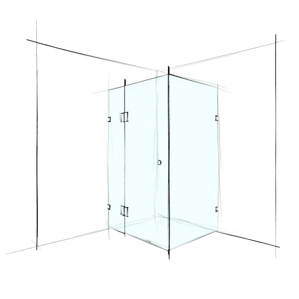 Verotti Home Frameless Square Corner Set-In - 1119 / 1053
