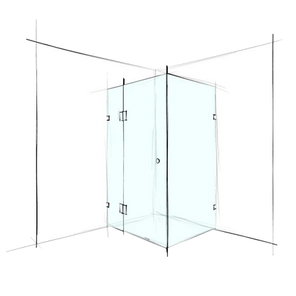Verotti Home Frameless Square Corner Set-In - 929 / 1053