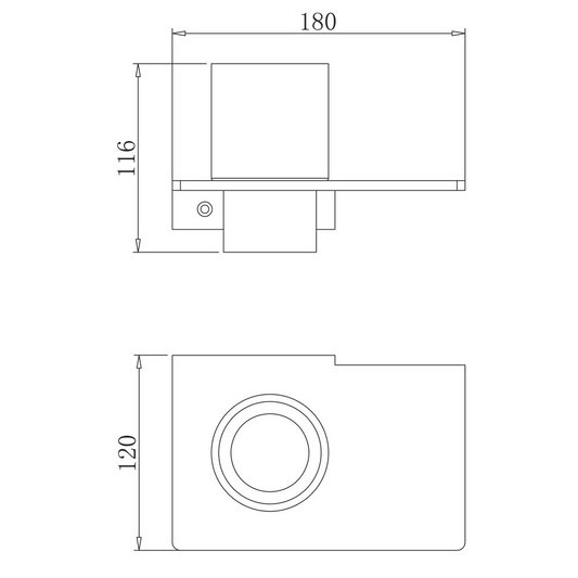 FLAT Series Tumbler Holder – Matt Black