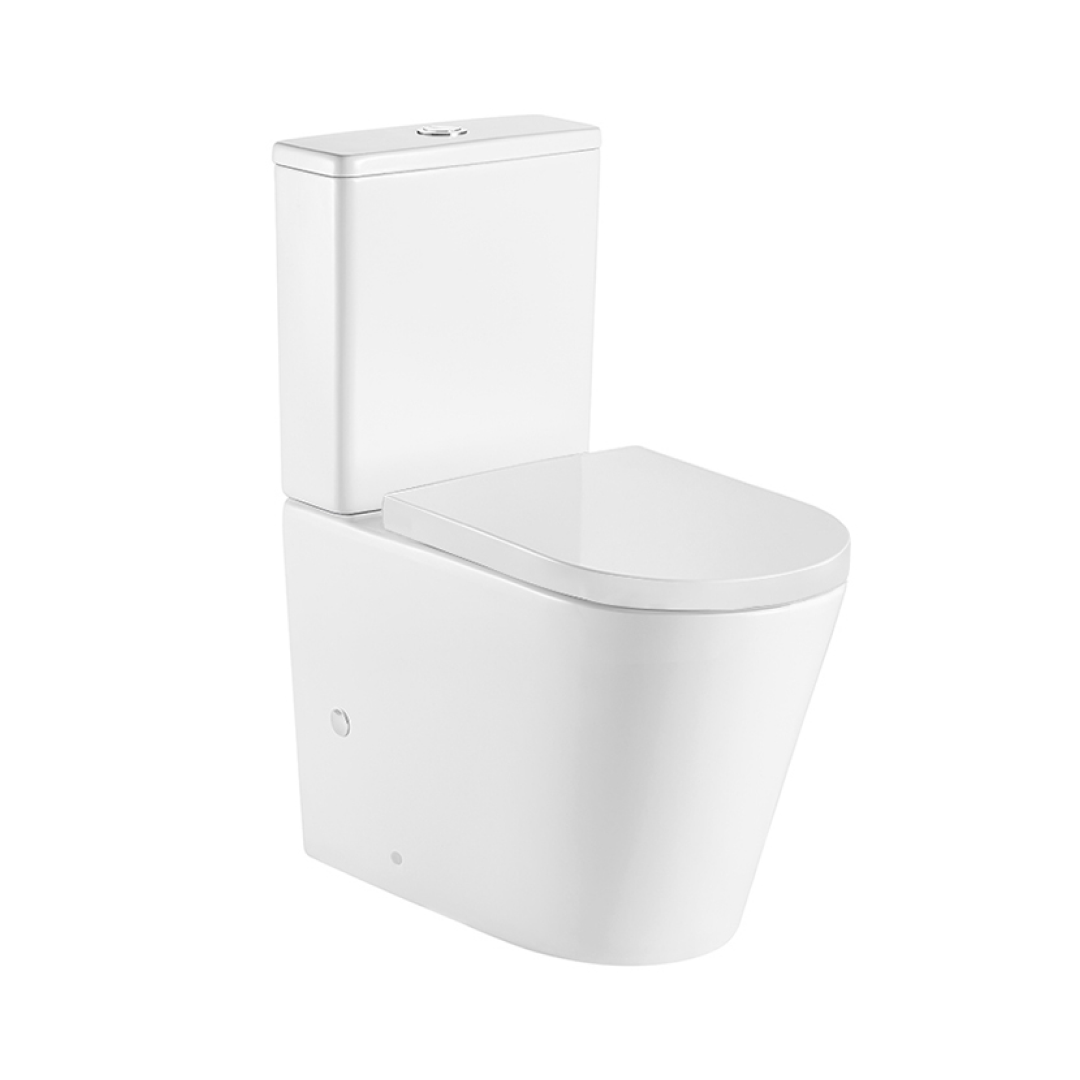 Turner Hastings Fino WhisperFlush Close Coupled Back to Wall Toilet Suite (WDI Valves)