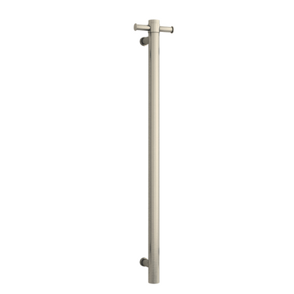 Thermorail 12V Straight 900 Round Vertical Single Heated Towel Rail