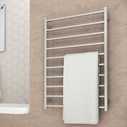 Thermorail 240V Straight 800 Square Ladder Heated Towel Rail