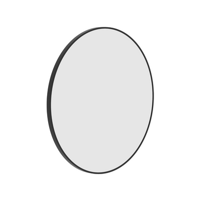 Thermogroup Ablaze Georgia Round Black Framed Mirror