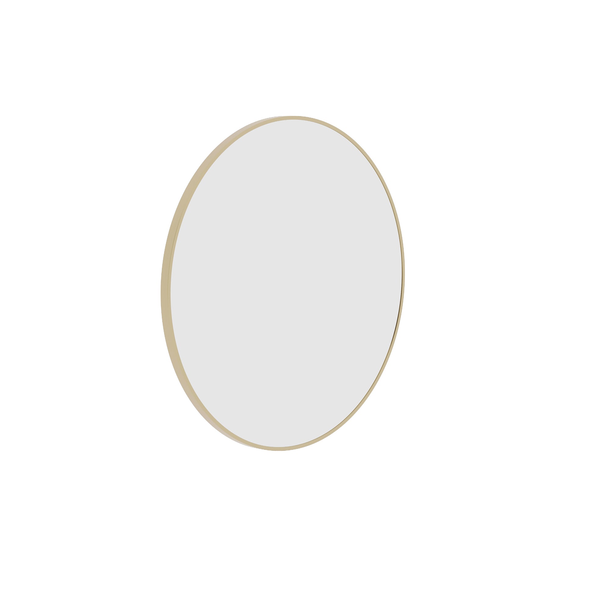 GR6060G Round Gold Framed Mirror