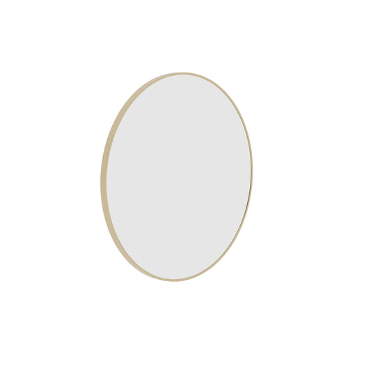 GR6060G Round Gold Framed Mirror