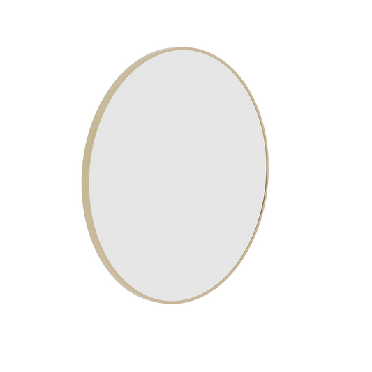Thermogroup Ablaze Georgia Round Gold Framed Mirror