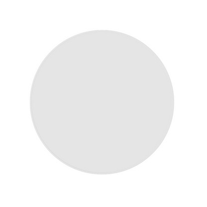 Thermogroup Ablaze Georgia Round White Framed Mirror
