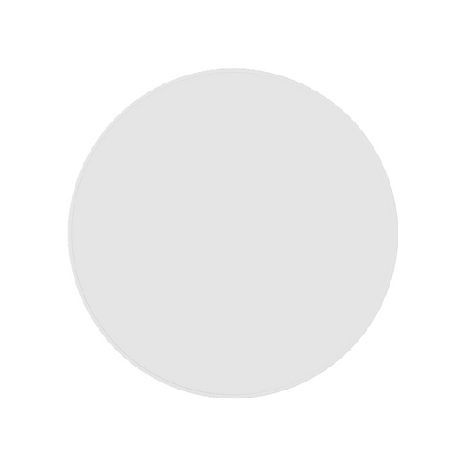 Thermogroup Ablaze Georgia Round White Framed Mirror