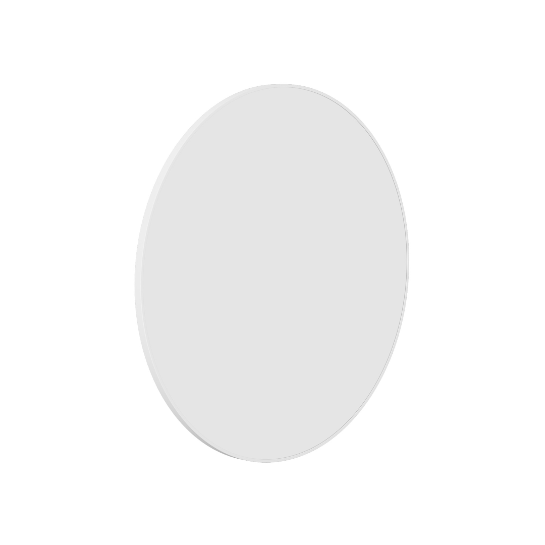 Thermogroup Ablaze Georgia Round White Framed Mirror