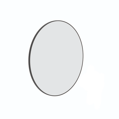 Thermogroup Ablaze Georgia Round Black Framed Mirror