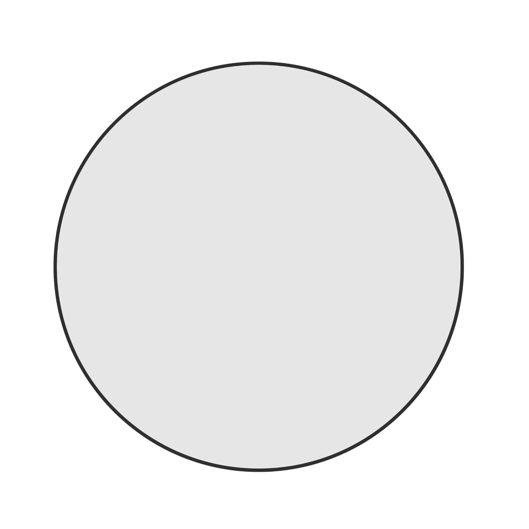 Thermogroup Ablaze Georgia Round Black Framed Mirror
