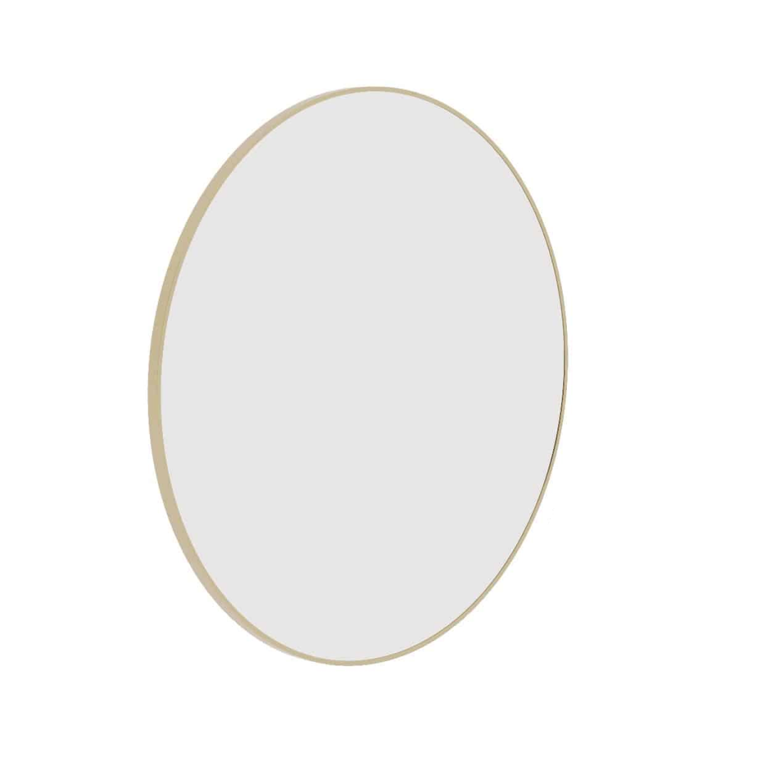 Thermogroup Ablaze Georgia Round Gold Framed Mirror