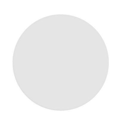 Thermogroup Ablaze Georgia Round White Framed Mirror