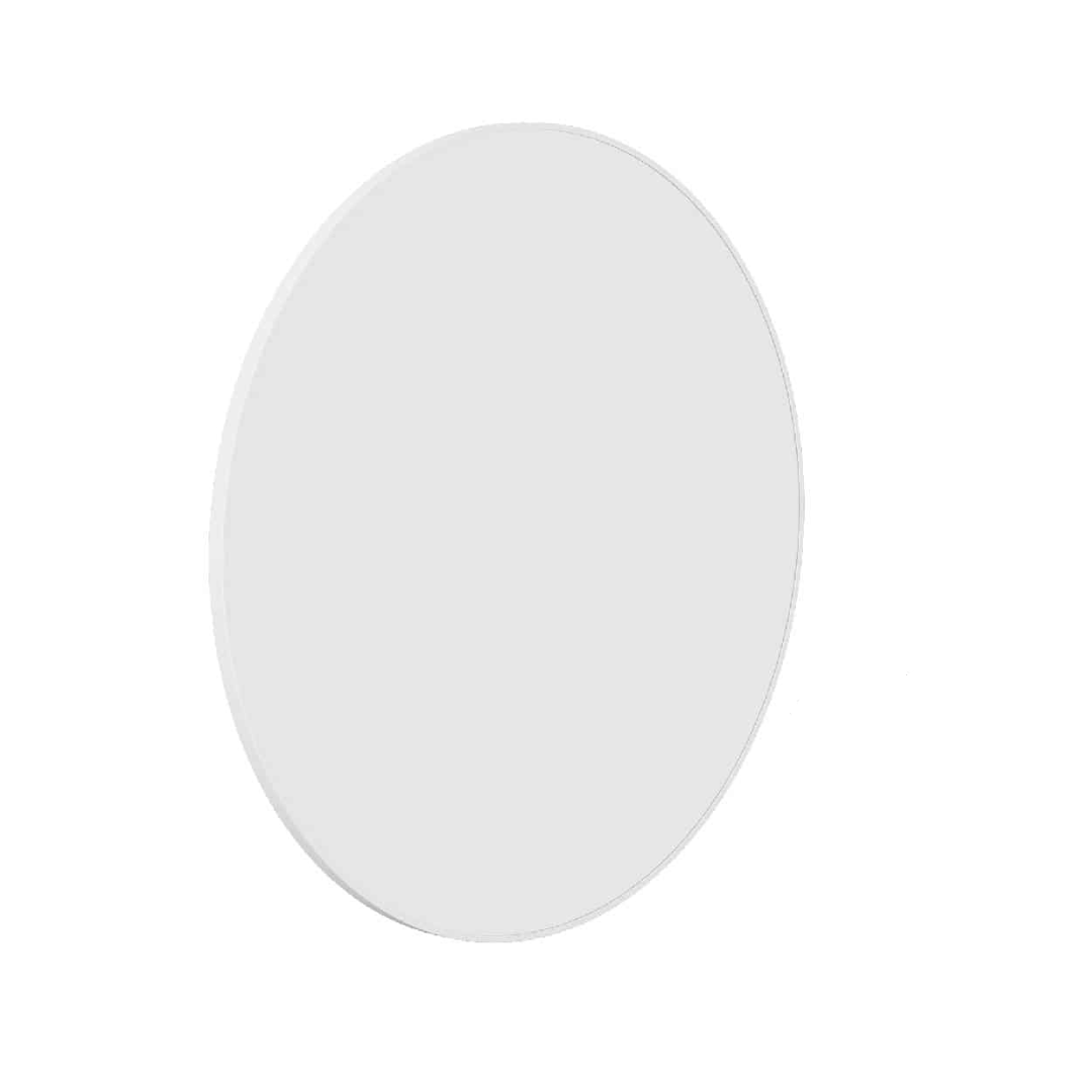 Thermogroup Ablaze Georgia Round White Framed Mirror