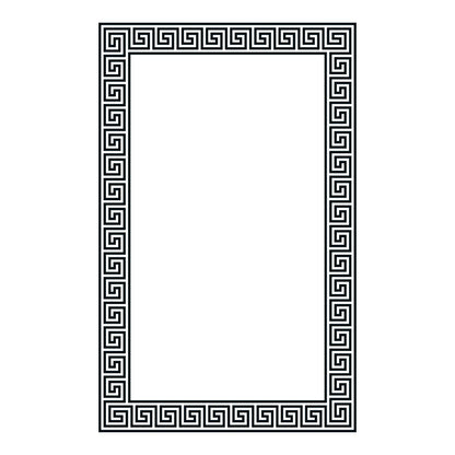 GRECO - Up to 1200 x 2000 / Bronze with Black Pattern / U-Bracket Chrome
